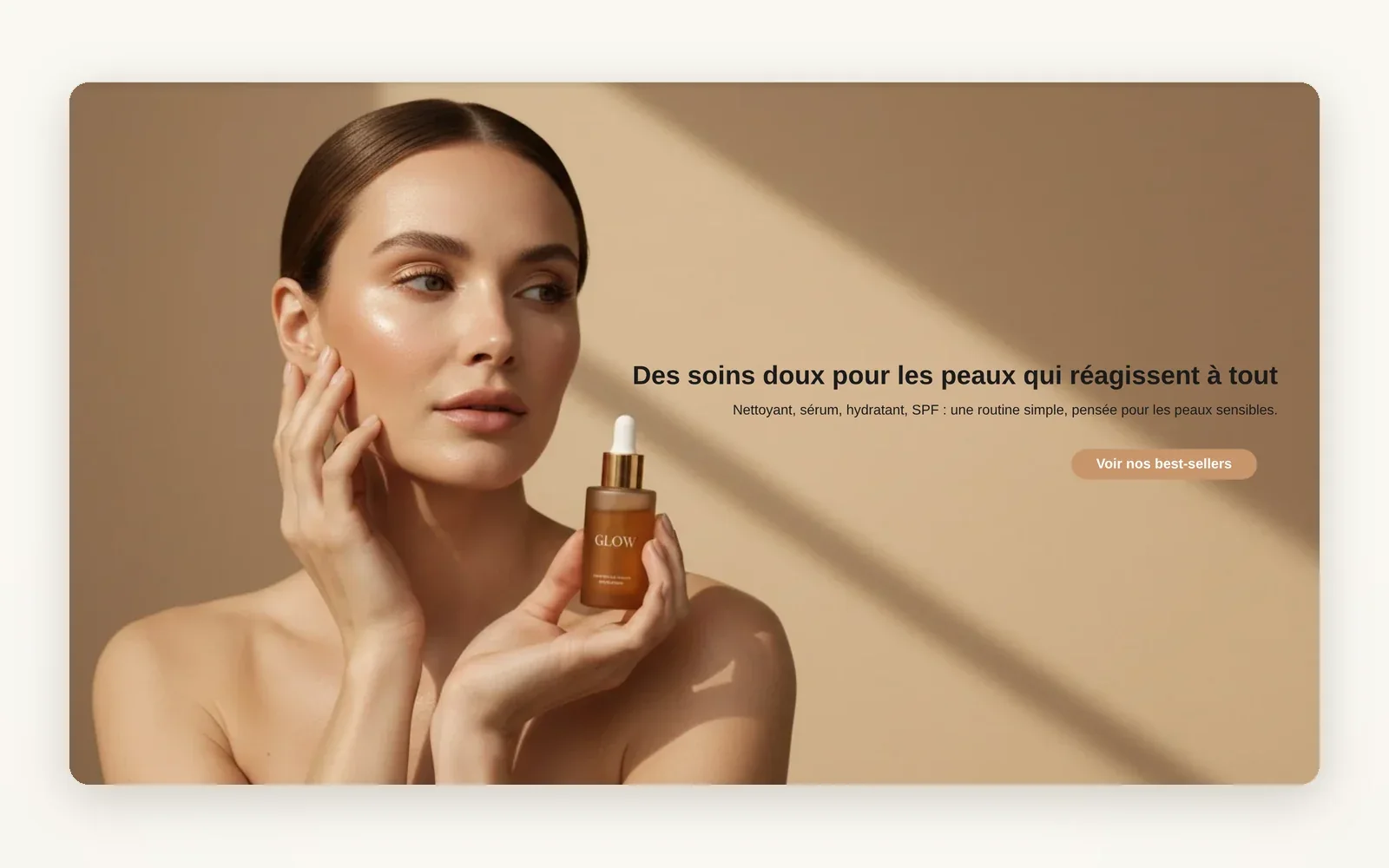 A homepage slideshow with images or video