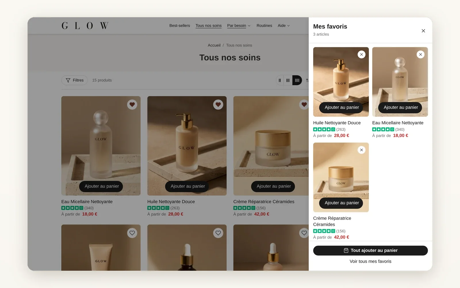 A wishlist for your customers