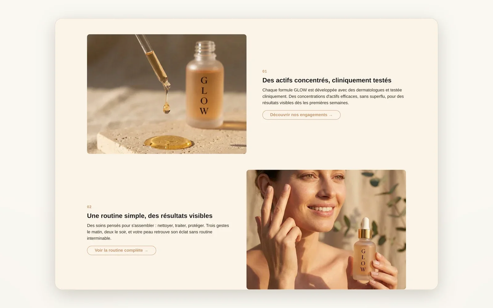 Image with text, side by side