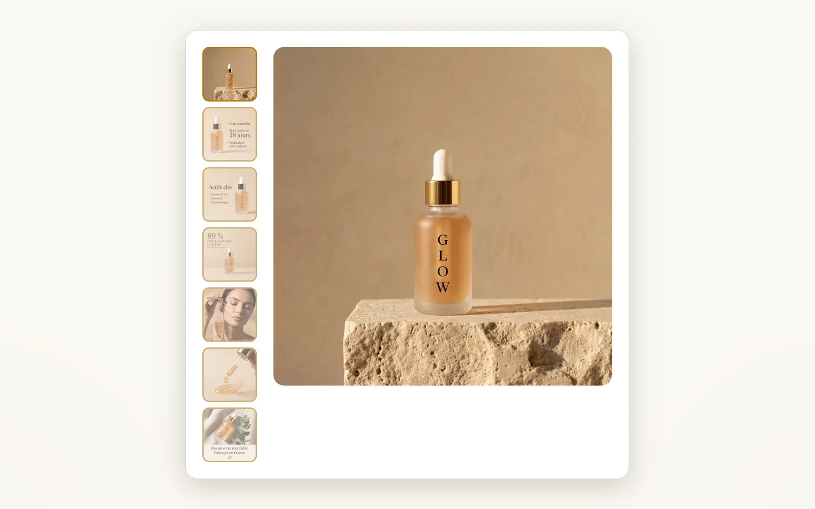 A gallery that shows off your product