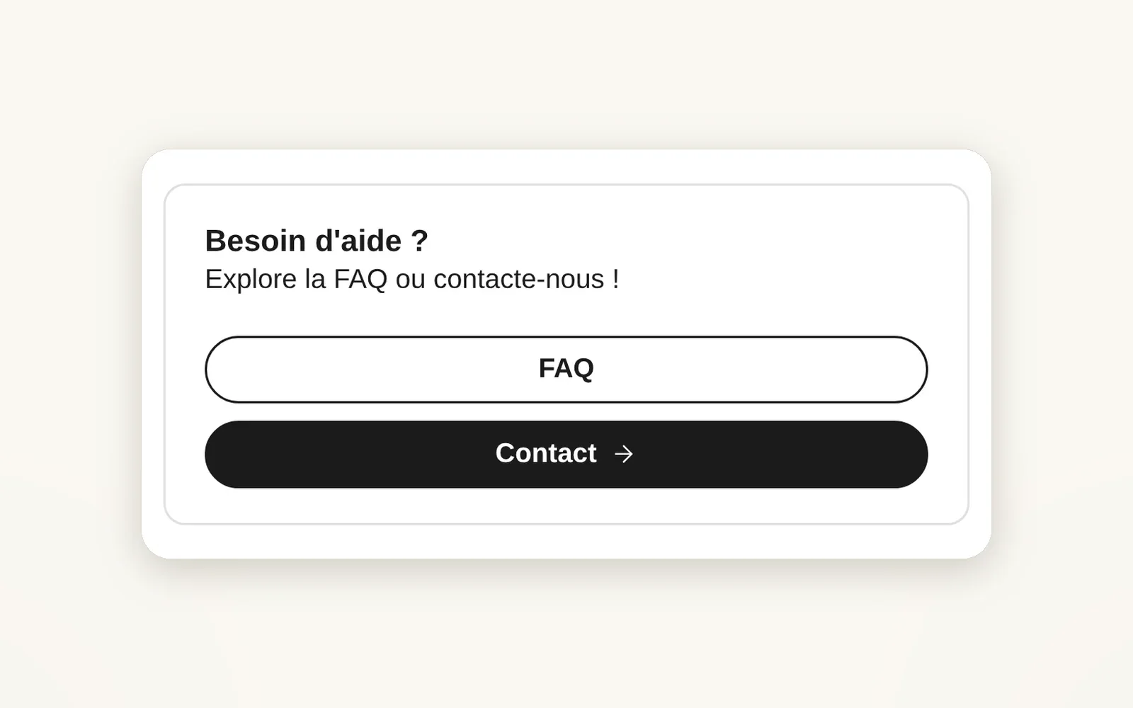 Reassure buyers with a help block on the product page