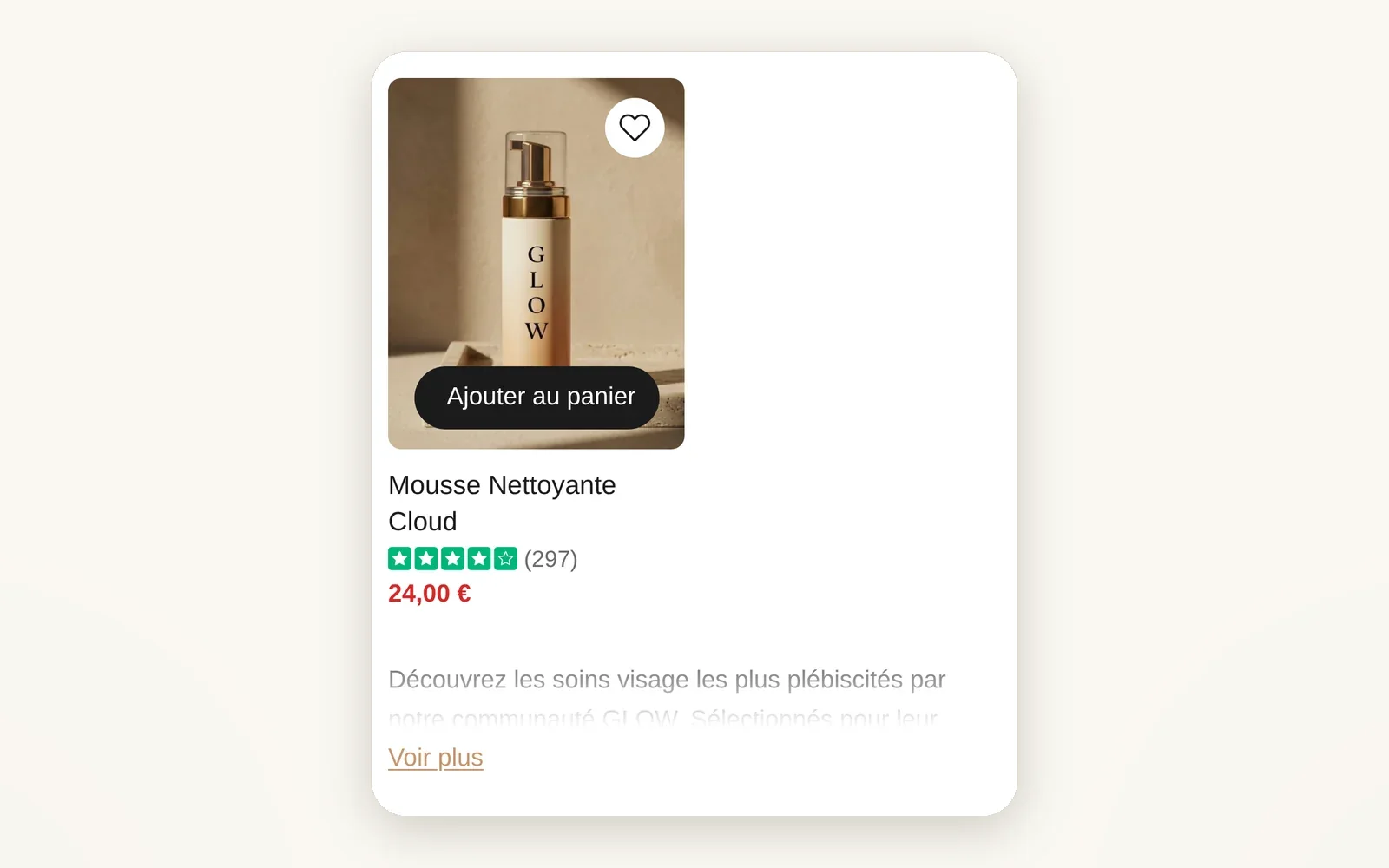 Collection text collapsed with Show more