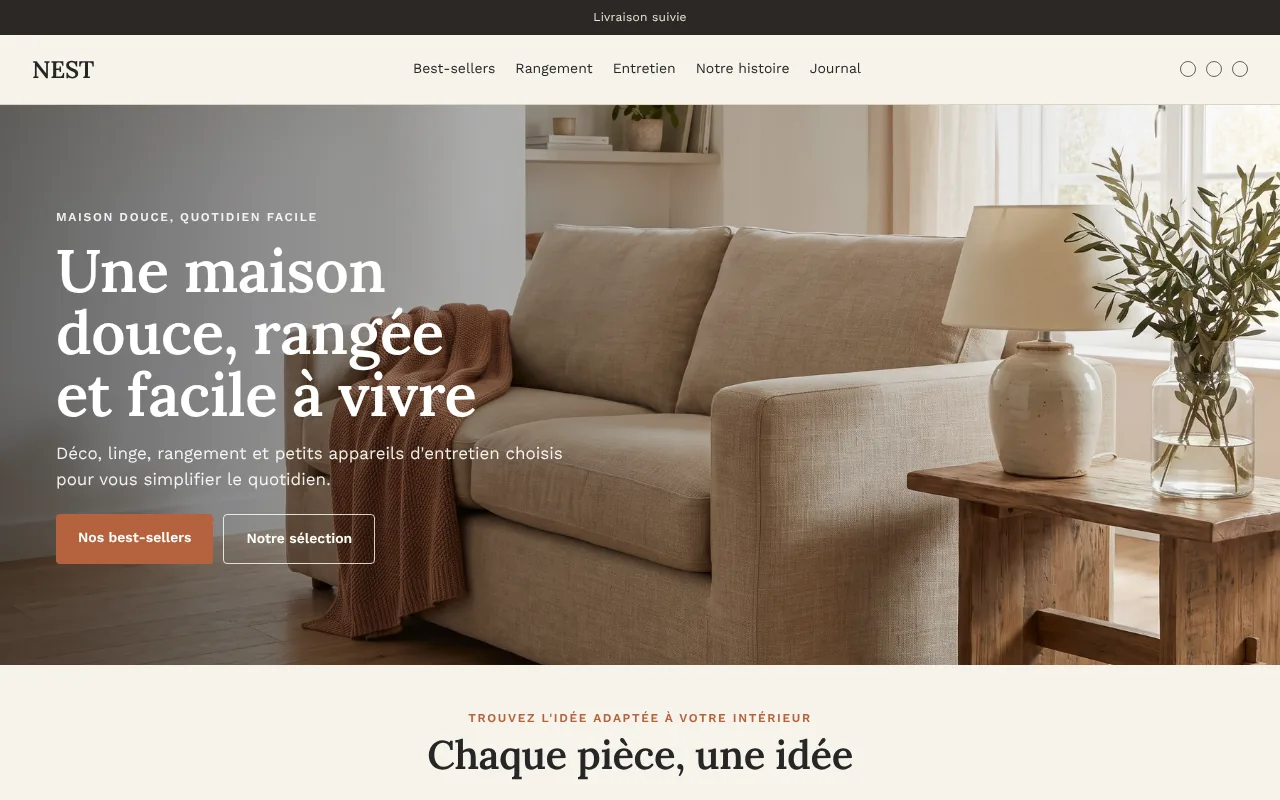 Boutique univers Nest