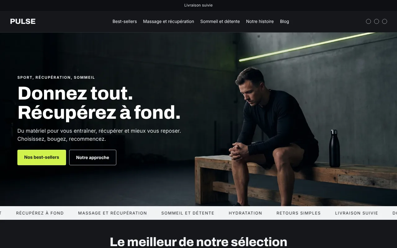 Boutique univers Pulse